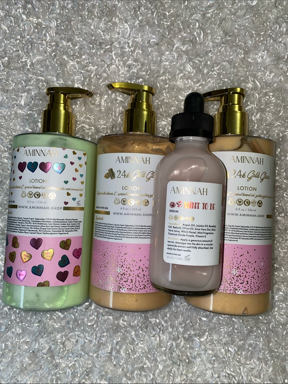 4 pcs bundle Aminnah